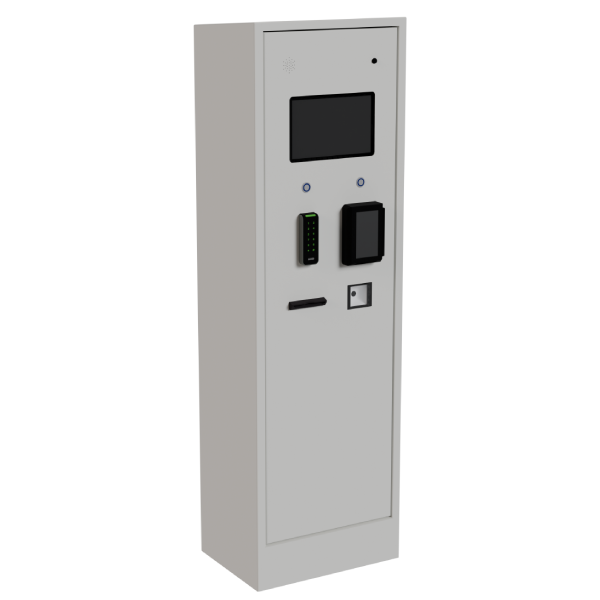 Lexoh multi-service kiosk, product rendering
